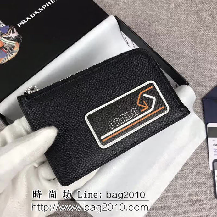 PRADA普拉達 官網同步 2018最新摩登態度系列 男士卡片夾 2MC021 DD1340